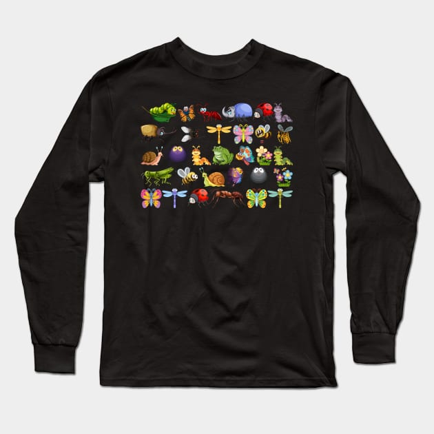 ants, insects (stikers) Long Sleeve T-Shirt by RedoneDesignART